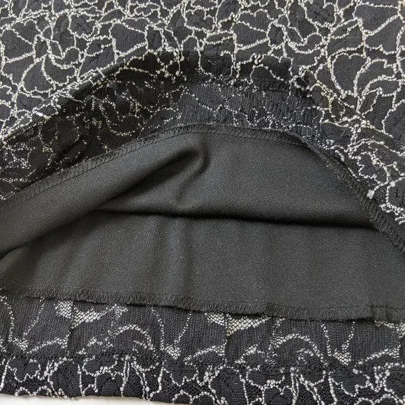 Le Château White Corded Lace Sleeveless Top V-Neck Blouse Size XS - Picture 5 of 15